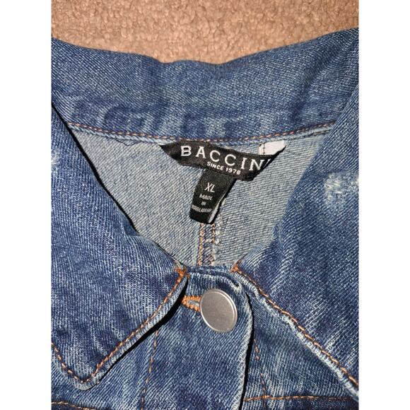 Baccini Womens Denim Jacket Size XL - Picture 3 of 4
